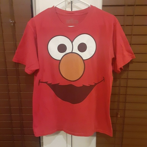 Sesame Street Other - Sesame Street Elmo Face T Shirt Medium Re